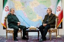 لاریجانی با سرلشکر پاکپور دیدار کرد