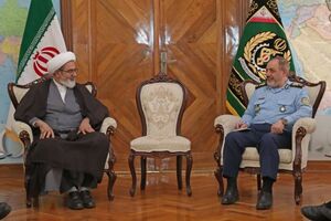 وزیر دفاع با رئیس سازمان قضایی نیروهای مسلح دیدار کرد
