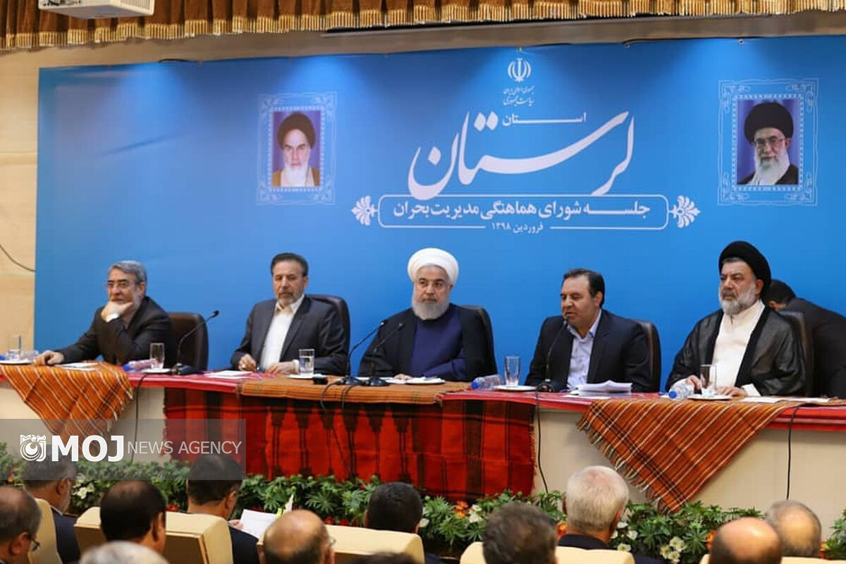 سفر روحانی به لرستان سیل زده