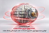 آغاز پذیره نویسی نخستین صندوق سرمایه گذاری ارزی کشور از روز چهارشنبه در شعب ارزی-ریالی بانک ملت