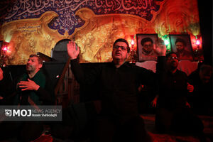 عزاداری سید سالار شهیدان امام حسین (ع ) در هیت رزمندگان قم