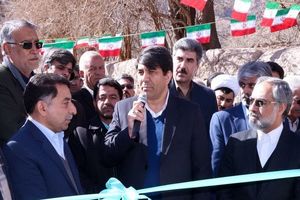 افتتاح پروژه آبیاری تفت