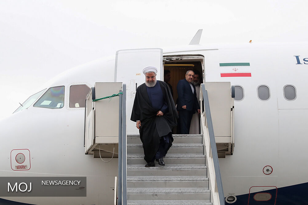 روحانی وارد سیستان و بلوچستان شد
