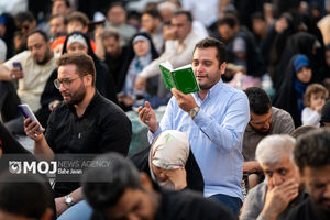 مراسم دعای عرفه _ خیابان سعدی