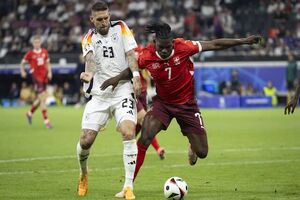 آلمان با خوش شناسی گل مساوی به سوییس صدرنشین گروه یورو ۲۰۲۴ شد