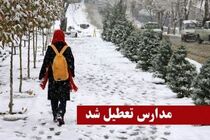 بارش "برف و کولاک" مدارس کدام شهرهای آذربایجان شرقی را تعطیل کرد؟+ جزئیات 