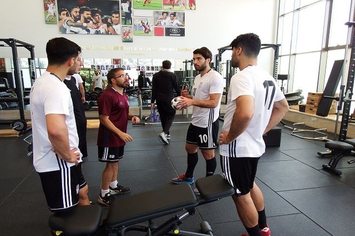 تمرین تیم ملی فوتبال