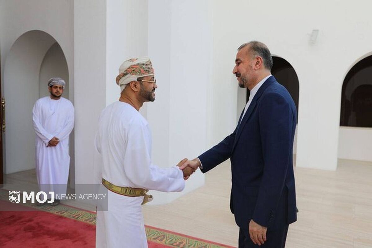امیرعبدالهیان در دیدار با وزیر خارجه عمان
