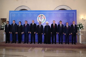 دیدار روحانی و اردوغان در حاشیه اجلاس اکو