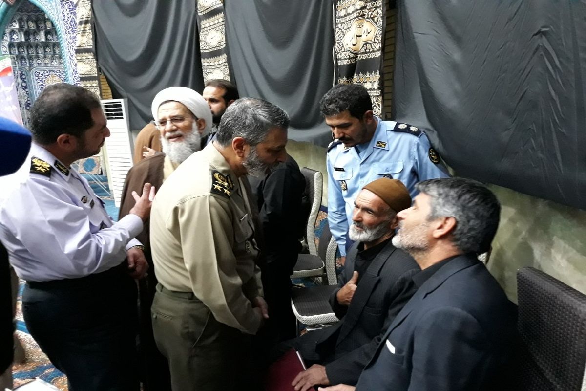 مراسم بزرگداشت شهدای ارتش در حادثه تروریستی اهواز