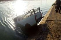 مرگ دو کارگر افغانی در پی سقوط وانت به کانال آب در دزفول