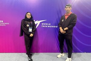 رقبای ناهید کیانی و آرین سلیمی در تکواندوی قهرمانی جهان مشخص شدند