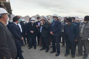 طرح توسعه معادن سرب و روی مهدی‌آباد مهریز افتتاح شد