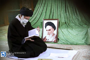حضور رهبر معظم انقلاب در مرقد مطهر امام خمینی(ره) و گلزار شهیدان