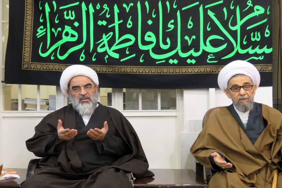 مراسم عزاداری ایام فاطمیه در حسینیه دفتر آیت‌الله فاضل لنکرانی