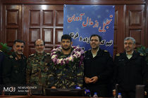 تجلیل از مدال آوران مسابقات جهانی کشتی نیروهای مسلح