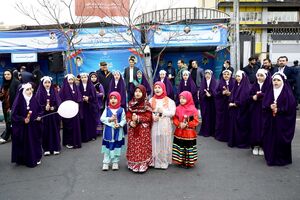 حضور گسترده مدیران و کارکنان بانک رفاه کارگران در راهپیمایی 22 بهمن