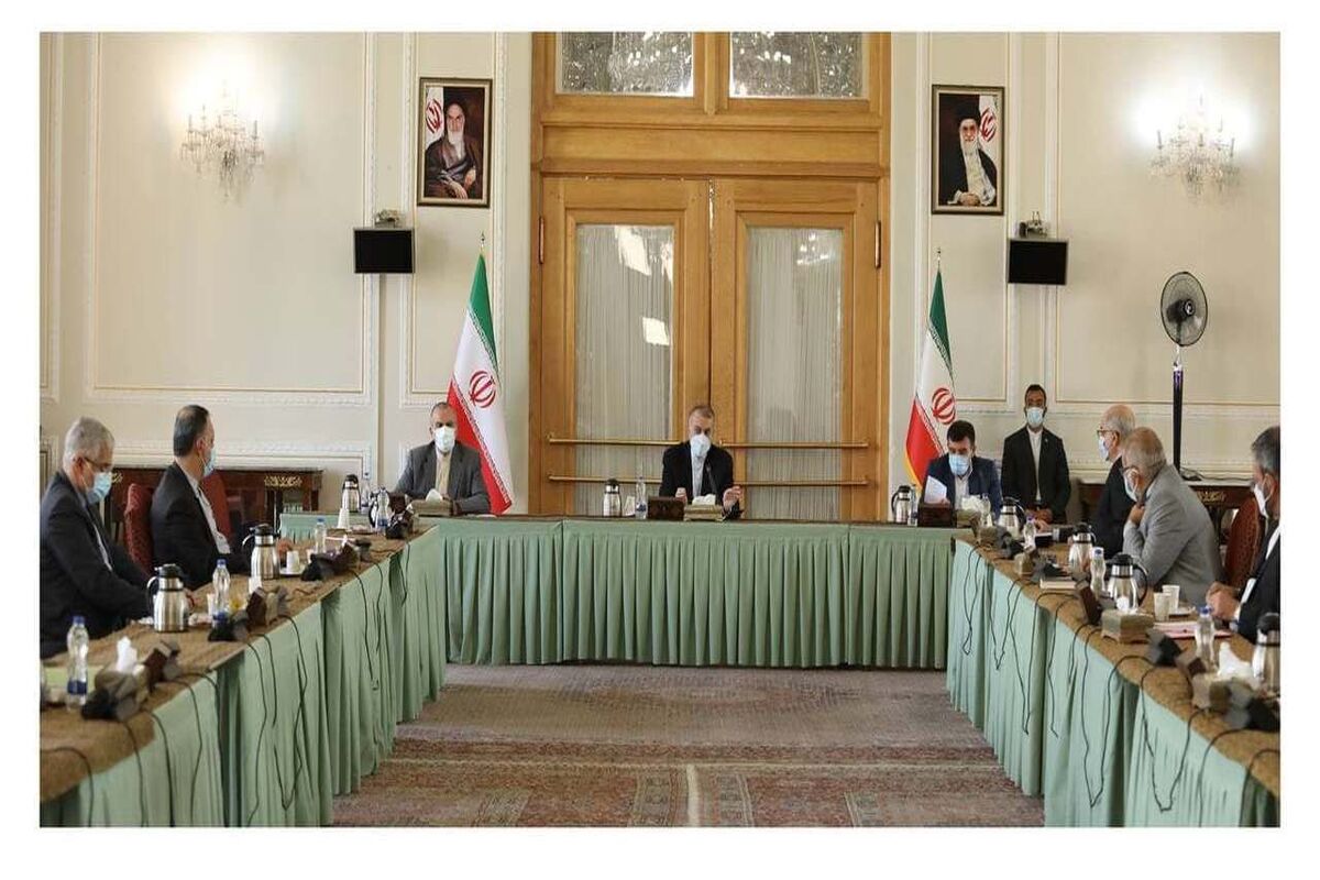 جلسه ستاد تامین واکسن کرونای وزارت امور خارجه