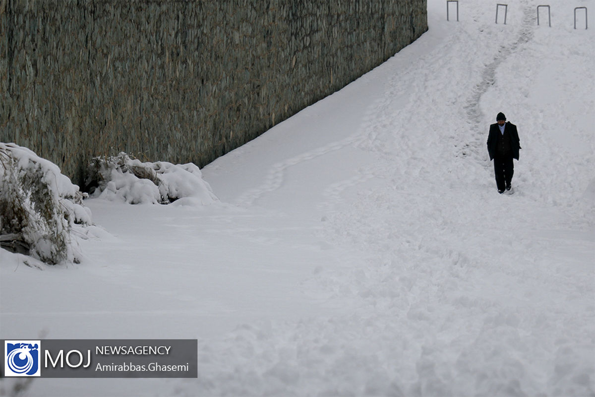 بارش برف پاییزی در تهران