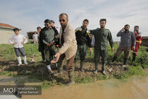 روستاهای سیل زده آق‌قلا