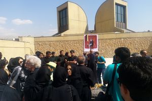 مراسم تشییع پیکر مسعود عربشاهی برگزار شد