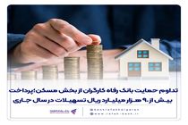 پرداخت بیش از 90 هزار میلیارد ریال تسهیلات در سال جاری