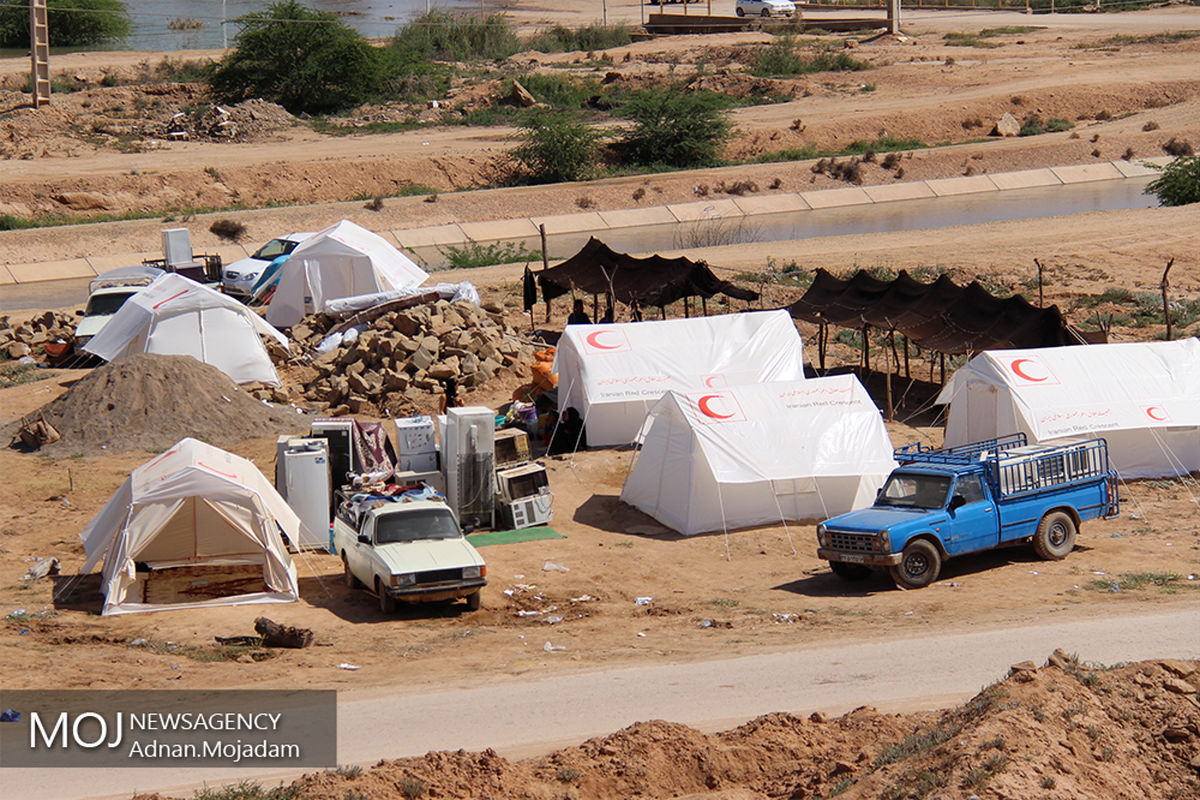 سیل هرمزگان+جمعیت هلال احمر