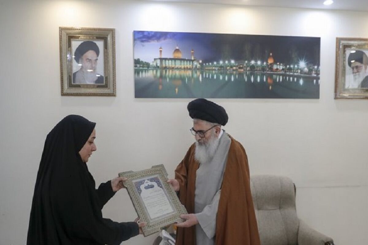 تقدیر تولیت آستان شاهچراغ(ع) ازساره جوانمردی 