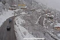 بارش برف و باران در جاده‌های ۱۶ استان کشور