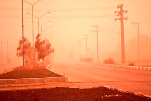 وزش توفان شدید همراه با خسارت در شهرستان خواف