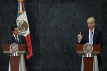 جدال پس از دیدار ترامپ با رییس جمهور مکزیک