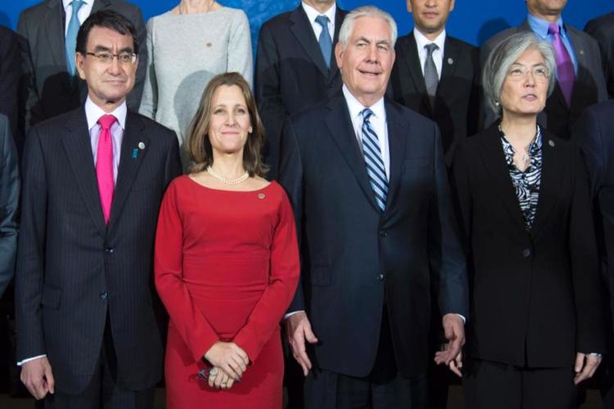 تیلرسون در مذاکرات ونکوور