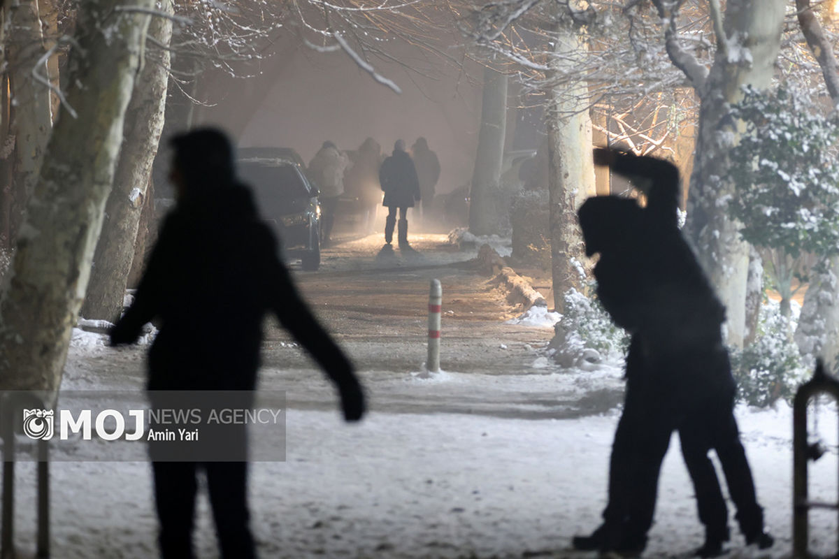 شب برفی تهران