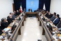 نشست اعضای مکتب سیاسی مجلس اعلای عراق با کدخدایی و طحان‌نظیف 