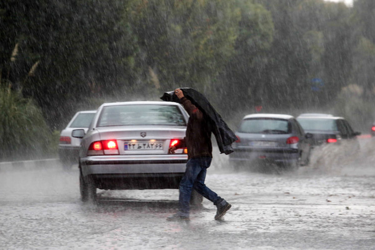 رگبار شدید در مازندران