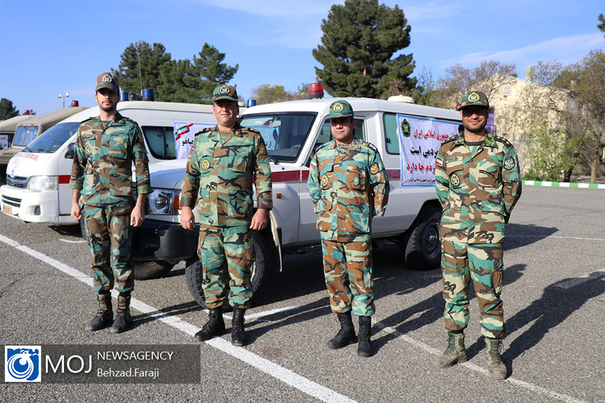 مراسم رژه خدمت یگان های ارتش در کرمانشاه