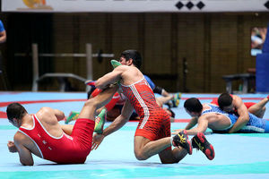 تمرین مشترک آزادکاران ایران و سوریه برگزار شد