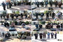 عطرافشانی قبور مطهر شهدا در شهرستان اردستان  