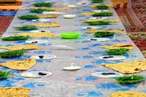 تدارک سفره افطار برای مسافران نوروزی در دزفول