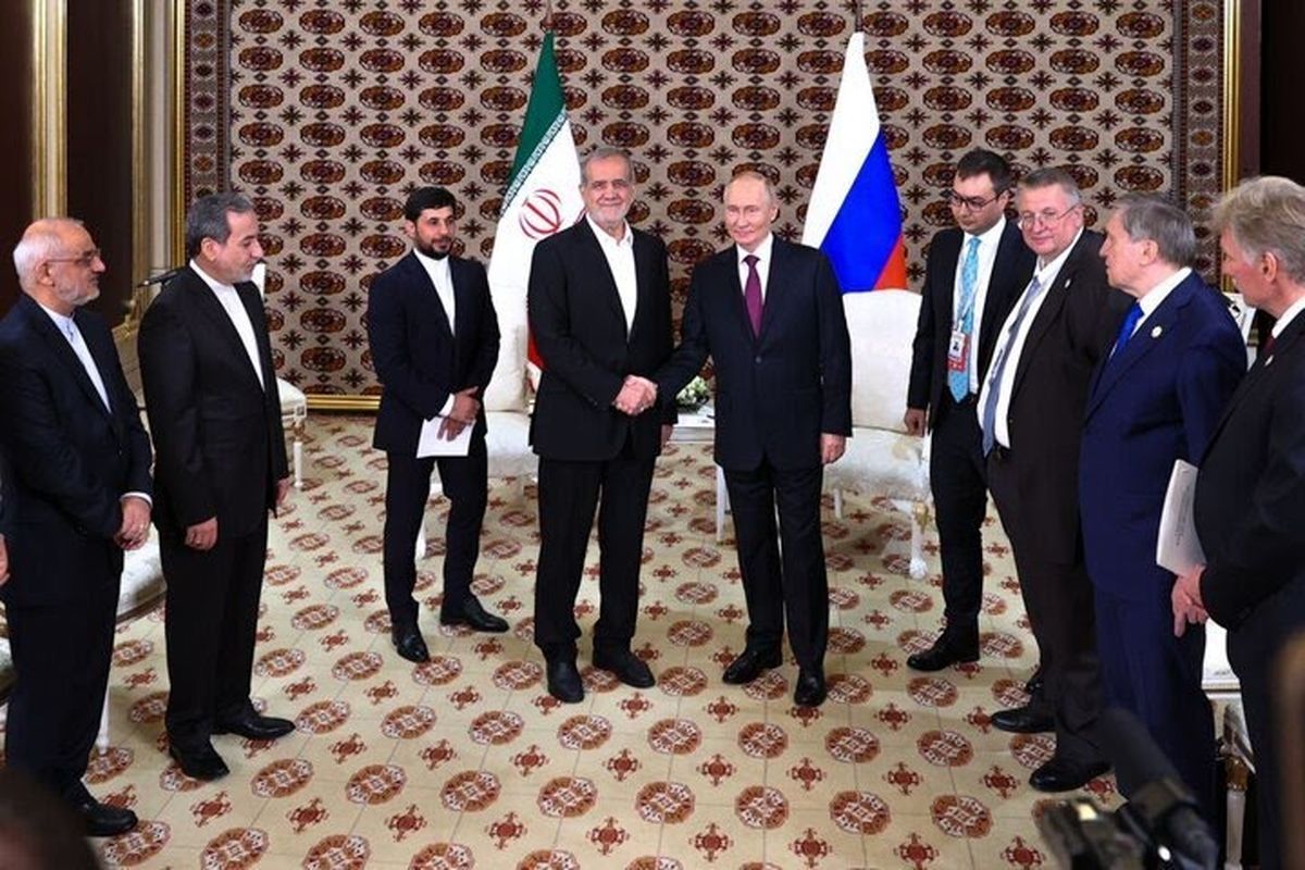 پزشکیان+پوتین