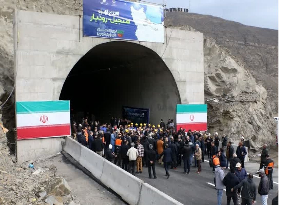 استاندار گیلان در ایین افتتاحیه ازاد راه رشت قزوین