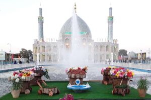 حضور بیش از 100 هزار نفر زائر در امامزاده آقاعلی عباس(ع) 