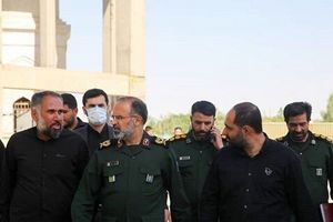 فرمانده سپاه استان قم از قرارگاه مردمی اربعین بازدید کرد