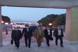 عباس تابش معاون وزیر صمت وارد یزد شد