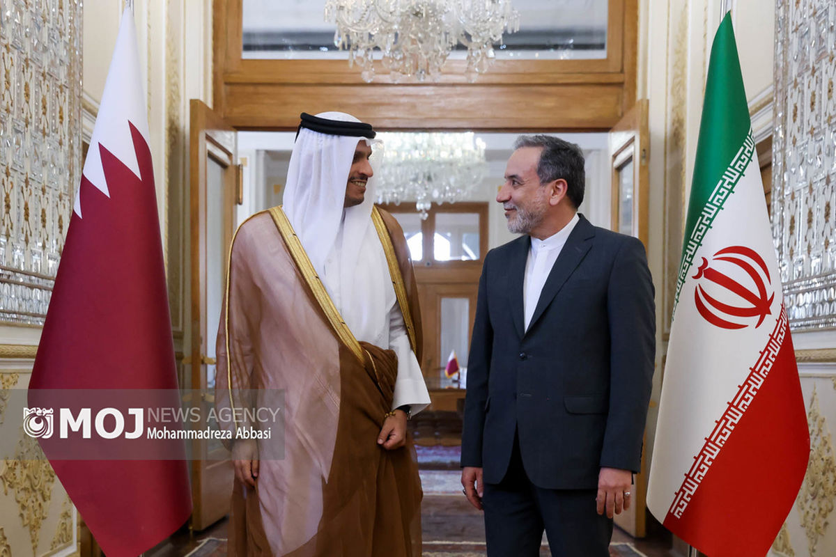 دیدار نخست‌وزیر و وزیر خارجه قطر با وزیر امور خارجه