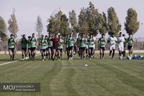 تمرین تیم ملی فوتبال ایران