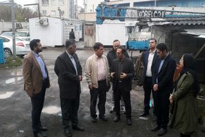 بازدید مدیرعامل سازمان مجری از پروژه طرح توسعه بیمارستان لنگرود