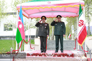 استقبال رسمی وزیر دفاع ایران از وزیر دفاع کشور آذربایجان