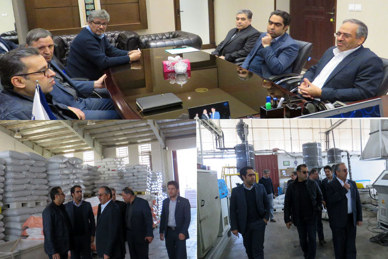 بازدید مدیران استانی بانک ایران زمین از شرکت گرانول مروارید