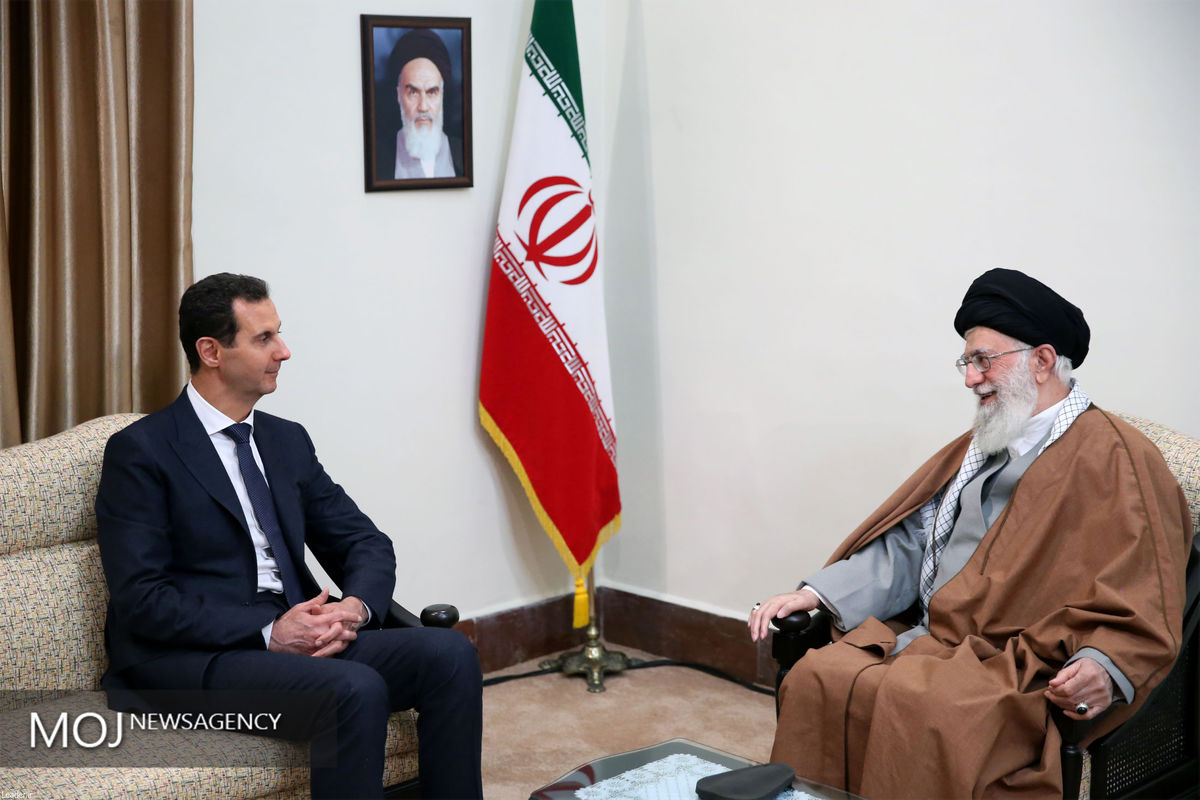 دیدار رییس جمهوری سوریه با مقام معظم رهبری